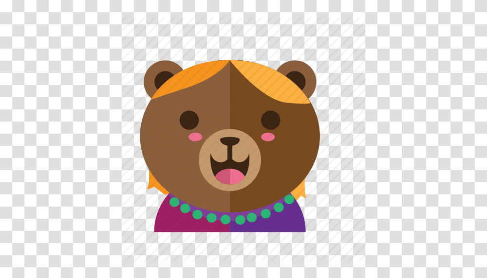Avatar Bear Cute Fun Smile Style Icon, Mammal, Animal, Wildlife, Brown Bear Transparent Png