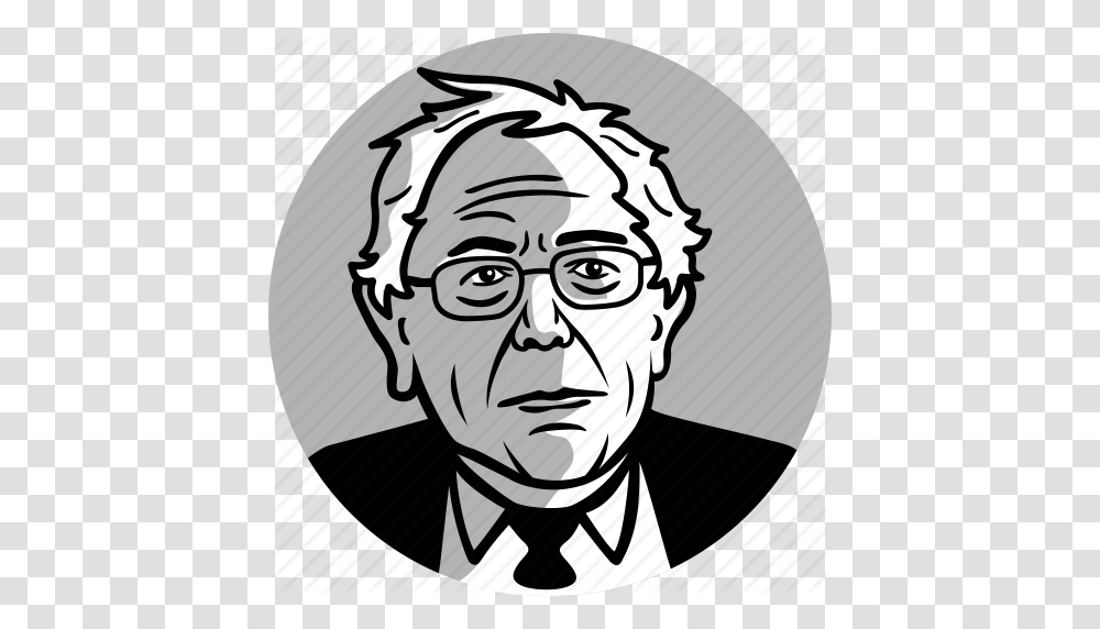 Avatar Bernie Sanders Candidate Congress Democrat Man, Label, Logo Transparent Png