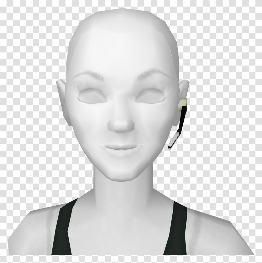 Avatar Bouncer Earpiece Cheek, Head, Face, Person, Human Transparent Png