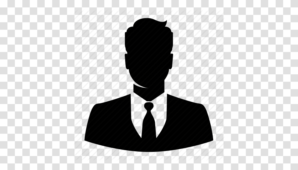 Avatar Business Businessman Male Man Silhouette User Icon, Tie, Accessories, Accessory, Necktie Transparent Png