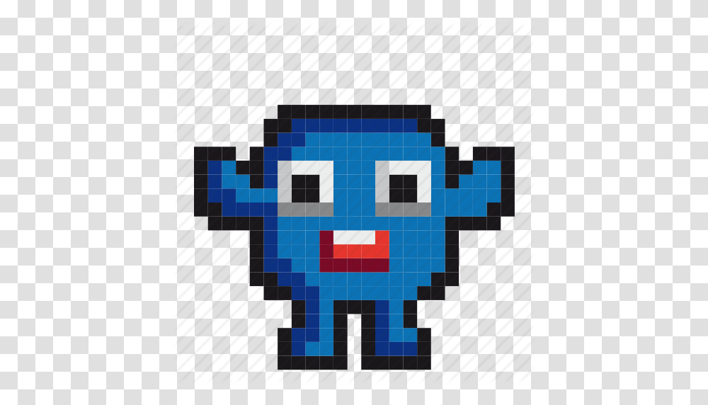 Avatar Cartoon Character Game Gaming Monster Pixel Art Icon, Pac Man Transparent Png