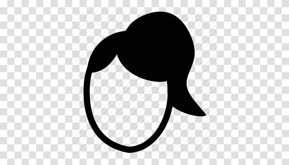 Avatar Character Female Girl Ponytail Woman Icon, Produce, Food, Animal, Plant Transparent Png