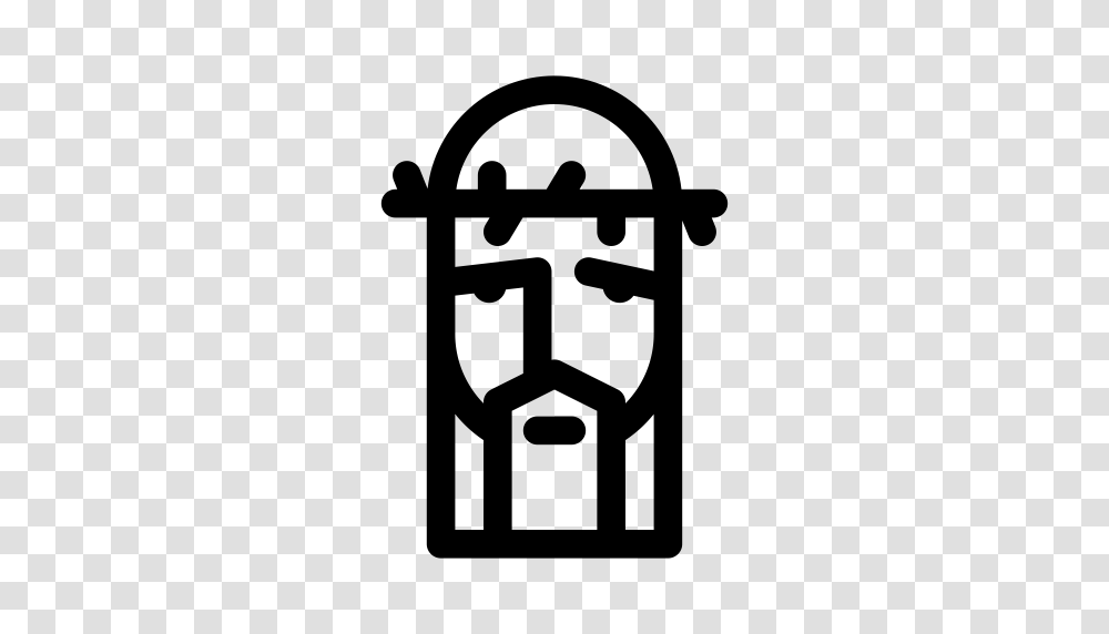 Avatar Christ Face Jesus Religion Icon, Gray, World Of Warcraft Transparent Png