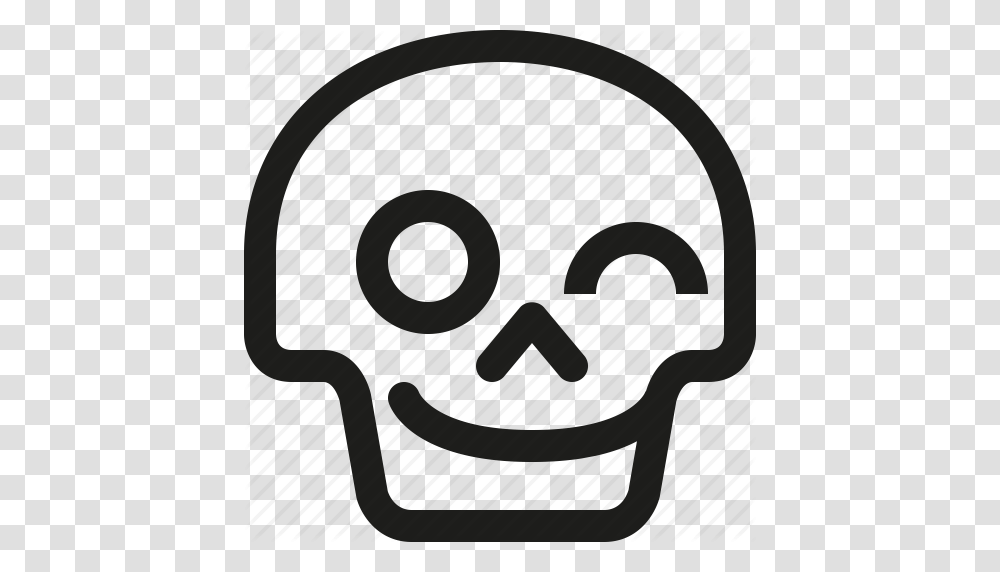 Avatar Death Emoji Face Skull Smiley Wink Icon, Electronics, Helmet Transparent Png