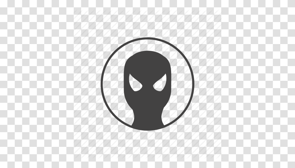 Avatar Face Man Mask Round Spider Spiderman Icon, Light, Lightbulb, Blow Dryer, Appliance Transparent Png