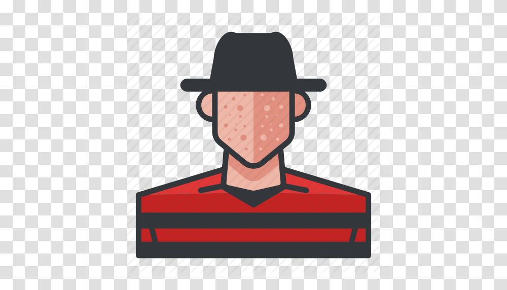 Avatar Freddy Krueger Male Profile User Icon, Hat, Face Transparent Png