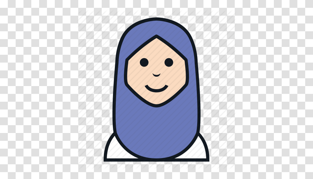 Avatar Hijab Islam Muslim People Veil Woman Icon, Bib Transparent Png