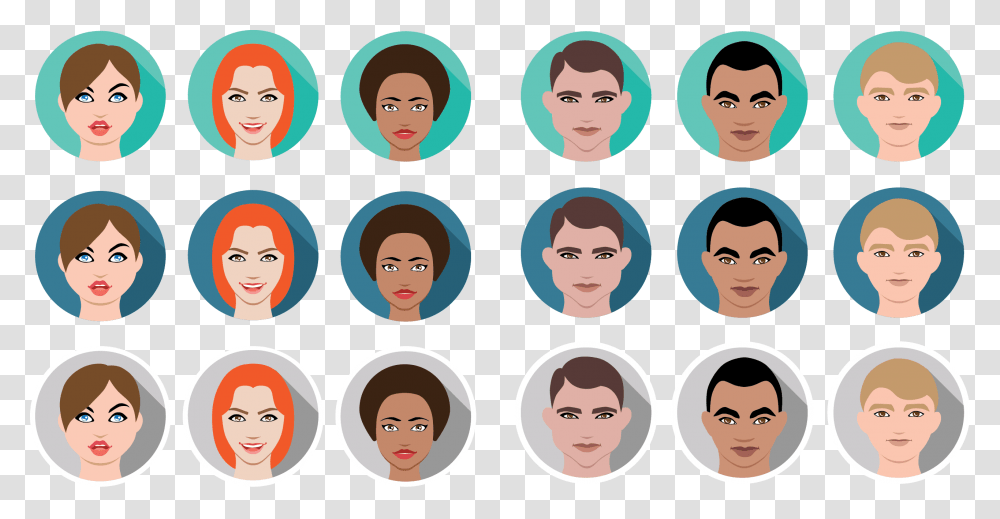 Avatar Icons, Face, Person, Human, Head Transparent Png