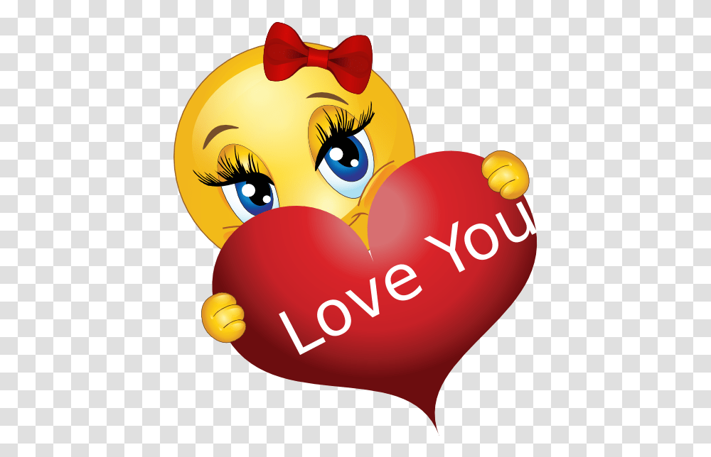 Avatar Id Love You Smiley Face, Heart Transparent Png