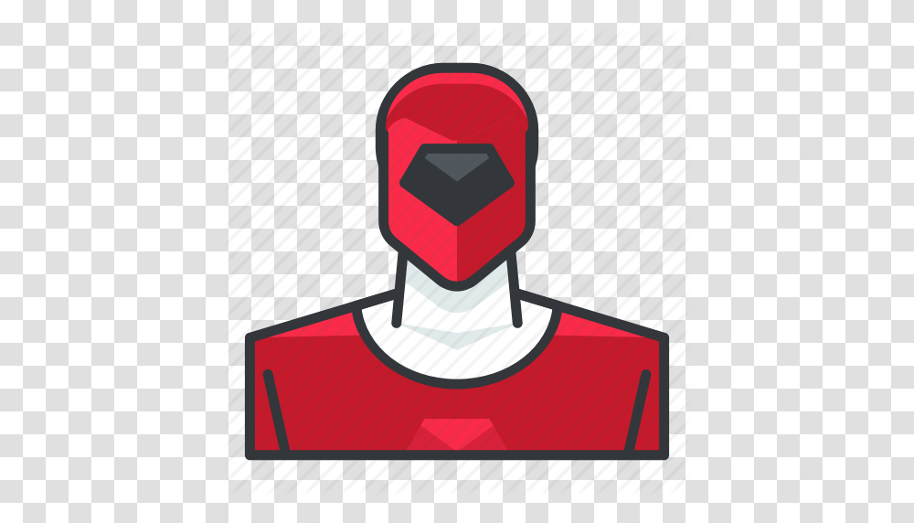 Avatar Power Profile Ranger Red User Icon, Machine, Electronics, Gearshift, Cowbell Transparent Png