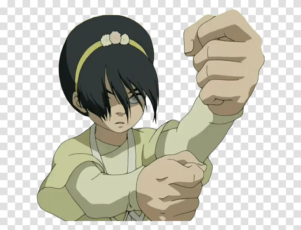 Avatar Toph, Fist, Hand, Person, Human Transparent Png