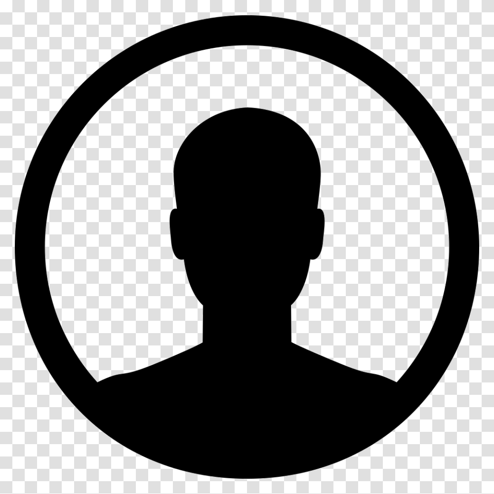 Avatar User Icon, Silhouette, Person, Stencil Transparent Png