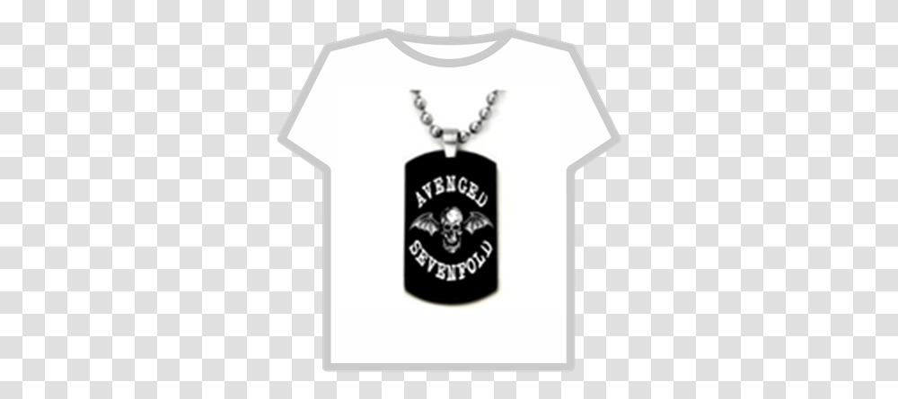 Avenged Sevenfold Necklace T Shirt Roblox Avenged Sevenfold, Clothing, Apparel, T-Shirt, Sleeve Transparent Png