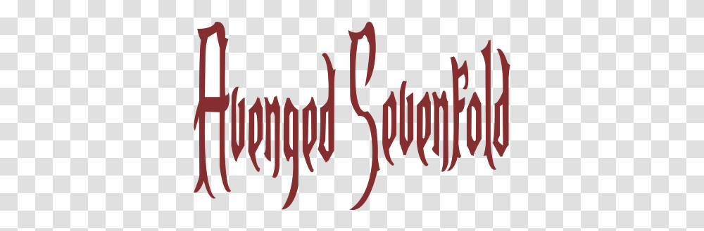 Avenged Sevenfold Vector Logo Avenged Sevenfold, Poster, Label, Text, Maroon Transparent Png