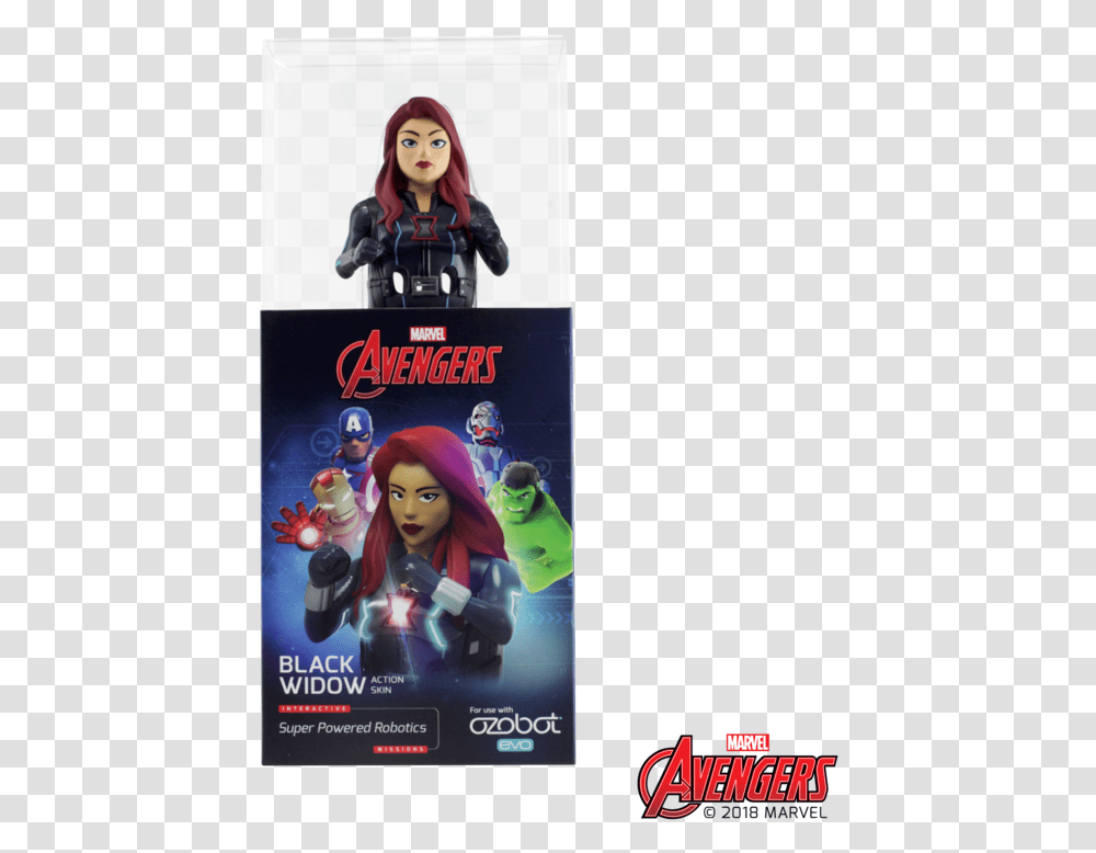 Avenger Action Skin Packaging Girl, Toy, Person, Human, Figurine Transparent Png
