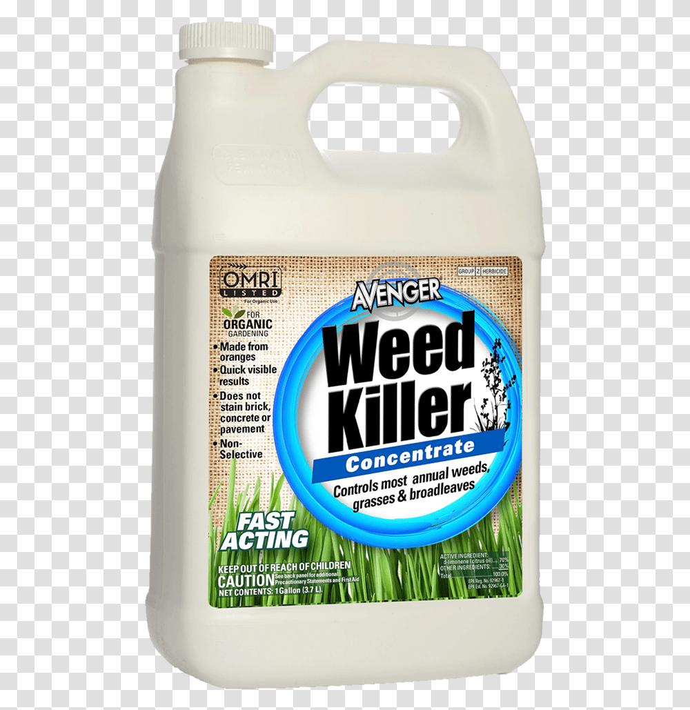 Avenger Organic Weed Killer Omri, Beverage, Food, Plant, Liquor Transparent Png