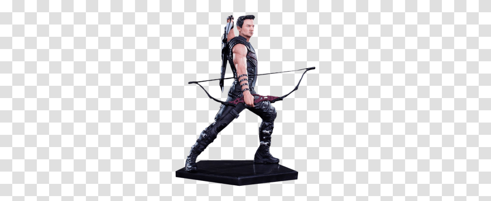Avengers Age Of Ultron Hawkeye Scale Statue Geek, Person, Human, Archery, Sport Transparent Png