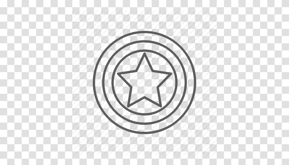 Avengers Captain America Hero Marvel Protect Protection, Star Symbol Transparent Png