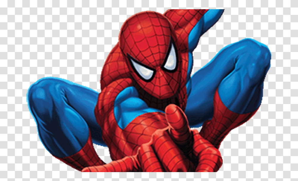 Avengers Characters Spider Man, Person, Statue, Pac Man Transparent Png