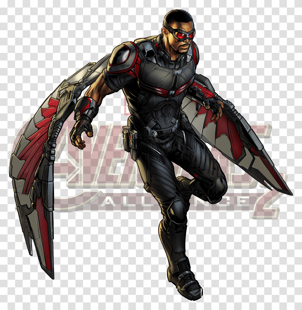 Avengers Falcon Marvel, Person, Human, Apparel Transparent Png