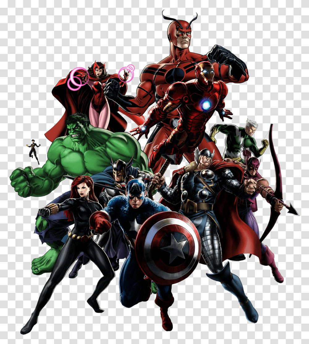 Avengers Group Marvel Avengers, Person, Human, Batman, Costume Transparent Png