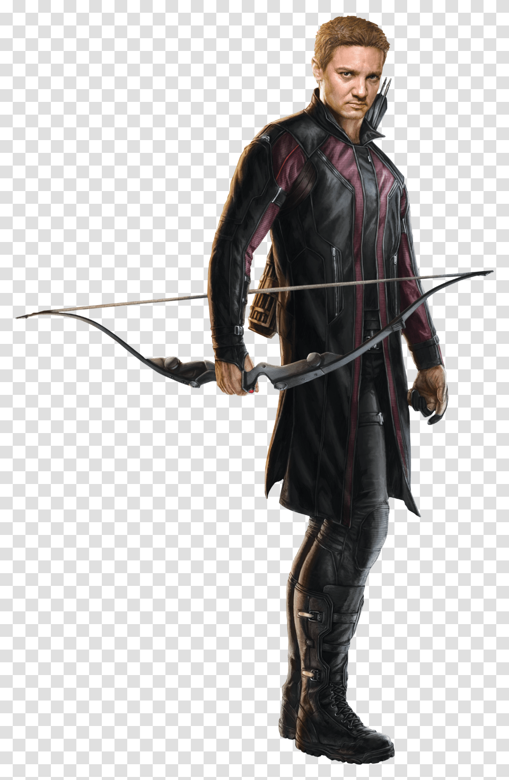 Avengers In 3d Marvel Characters With Bow And Arrow Transparent Png