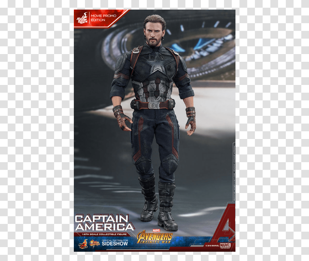 Avengers Infinity War Captain America Hot Toys, Person, Human, Apparel Transparent Png