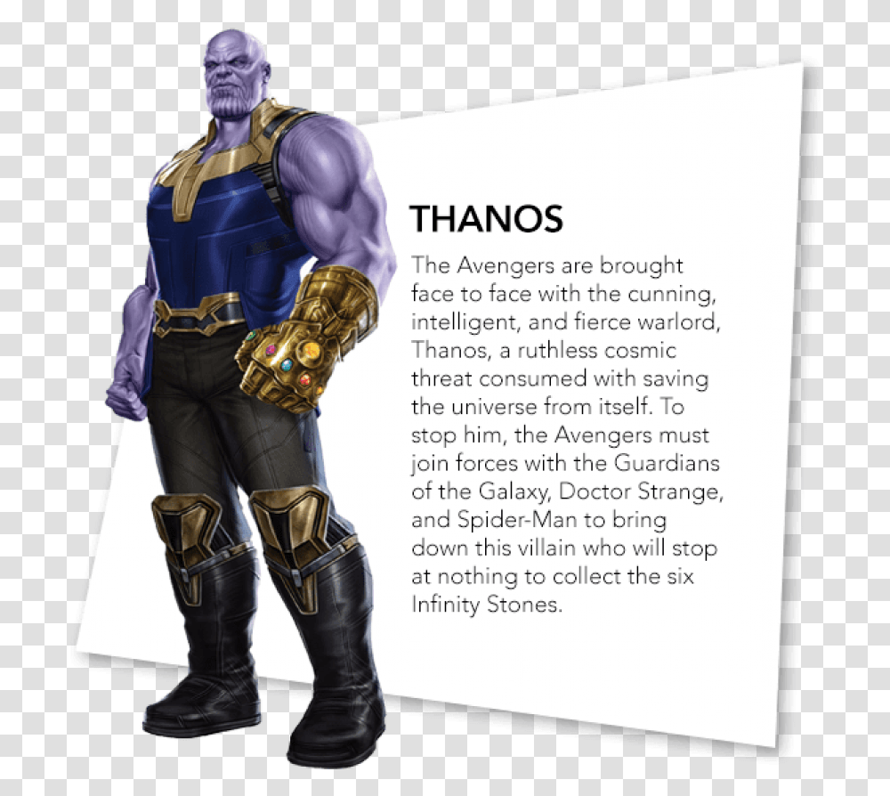 Avengers Infinity War Characters Thanos, Person, Shoe, Footwear Transparent Png
