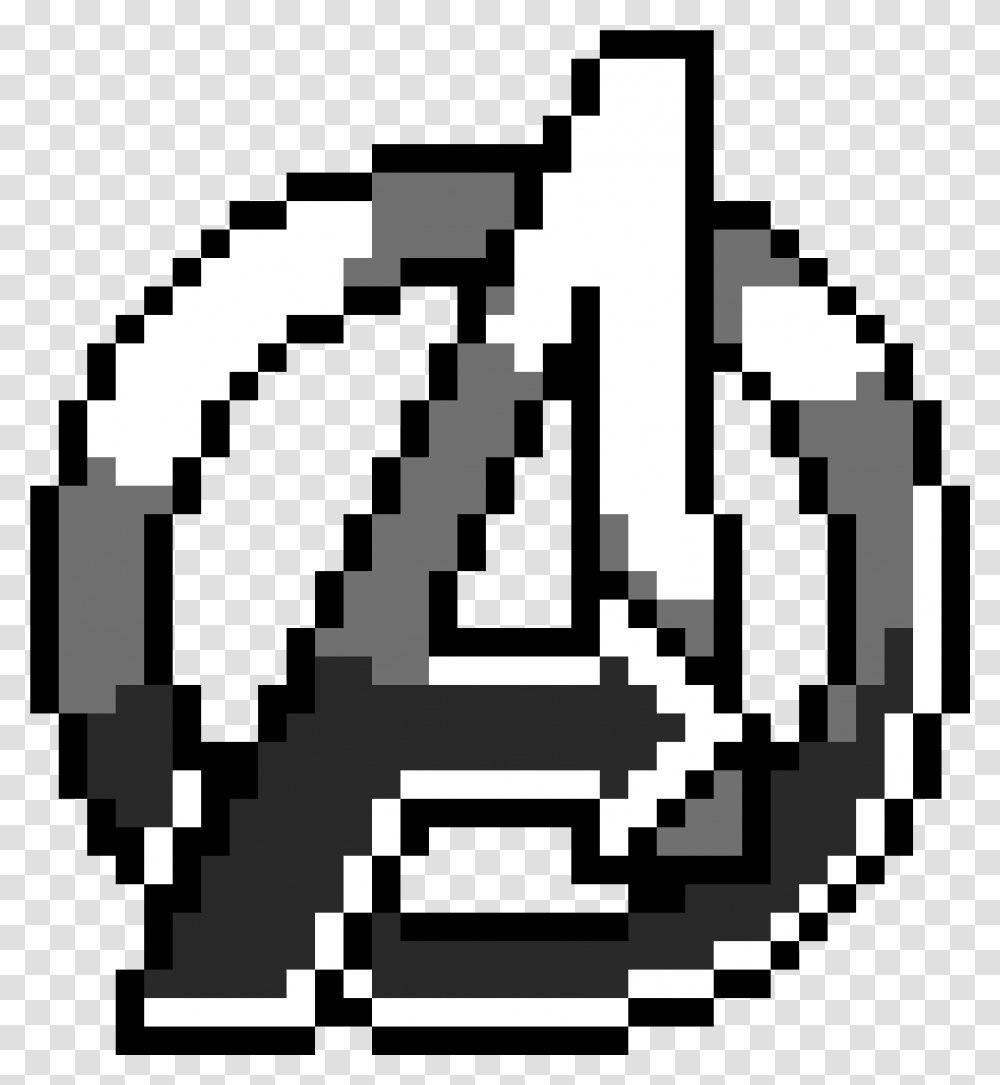 Avengers Logo Pixel Art, Rug, Stencil, Weapon, Weaponry Transparent Png