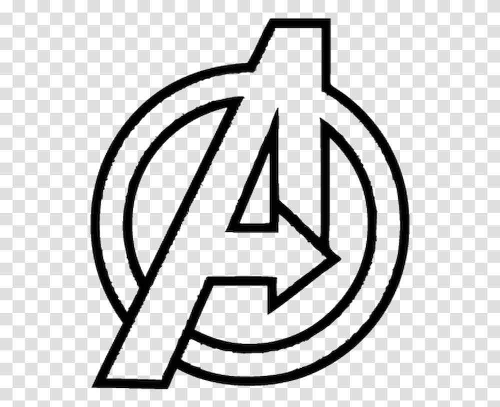 Avengers Logo White Clipart Avengers Endgame Coloring Pages ...