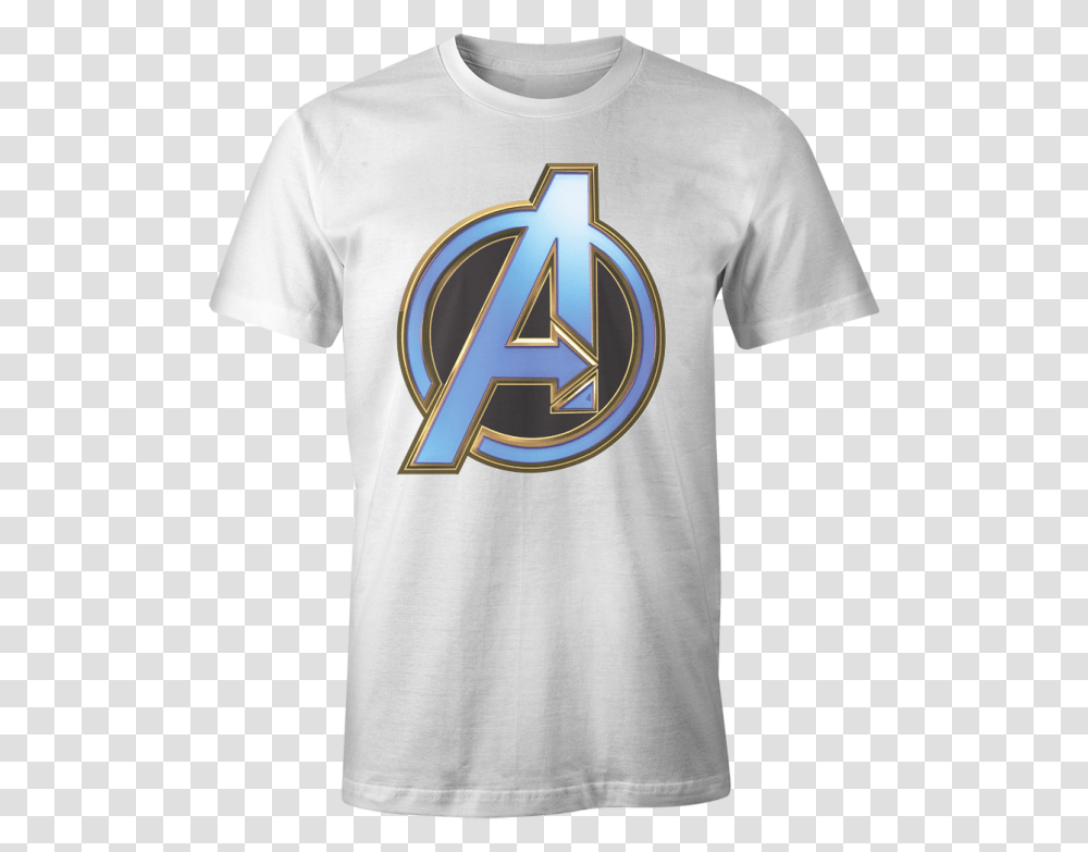 Avengers Logo Working On My Six Pack, Apparel, T-Shirt Transparent Png