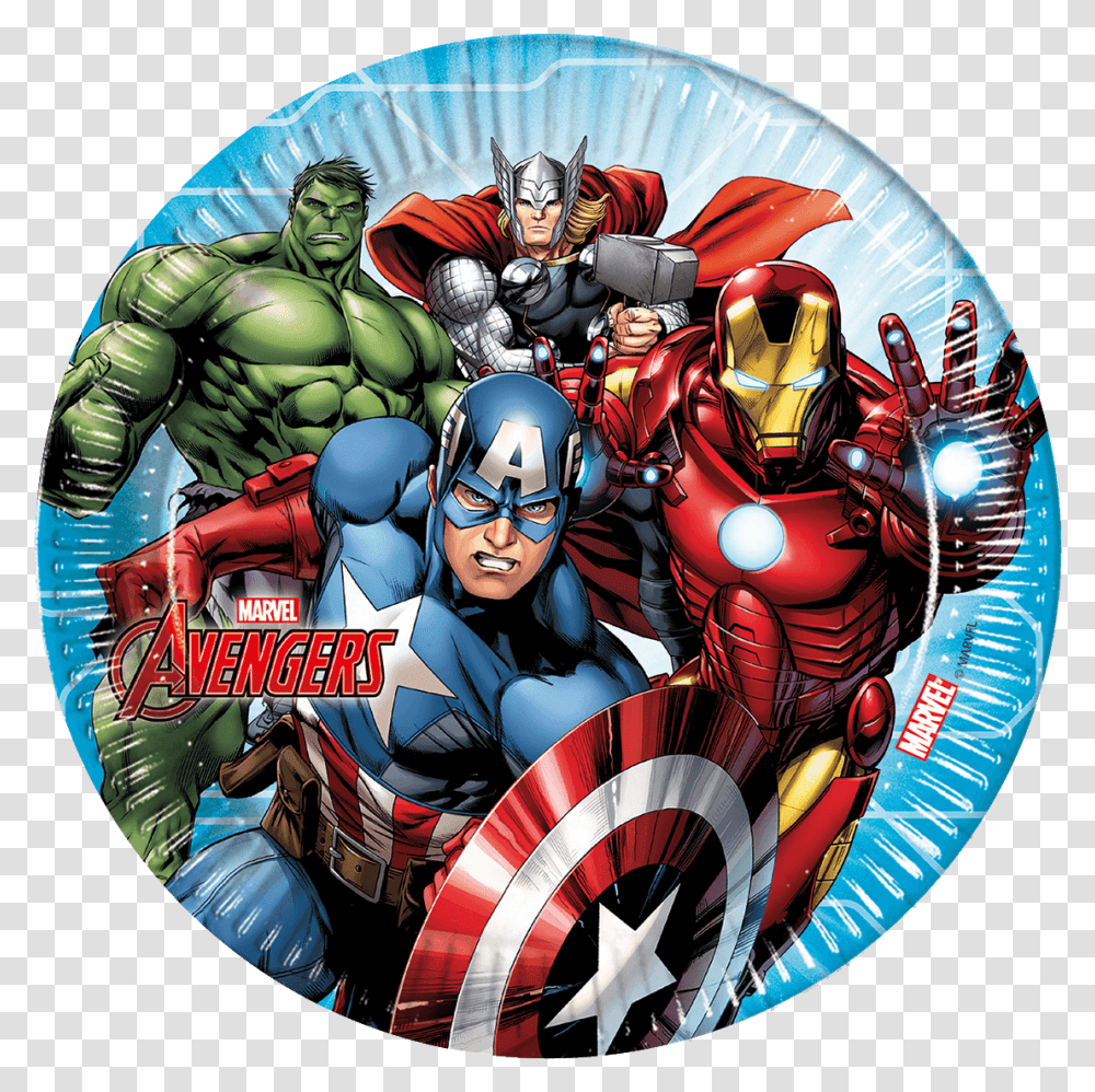 Avengers Paper Plates Marvel Avengers, Helmet, Apparel, Disk Transparent Png