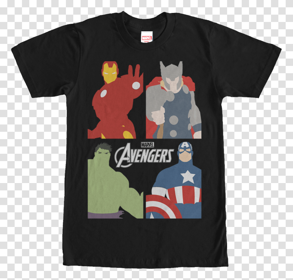 Avengers Portraits Marvel Comics T Shirt Supreme Bart Simpson Shirt, Apparel, T-Shirt, Person Transparent Png