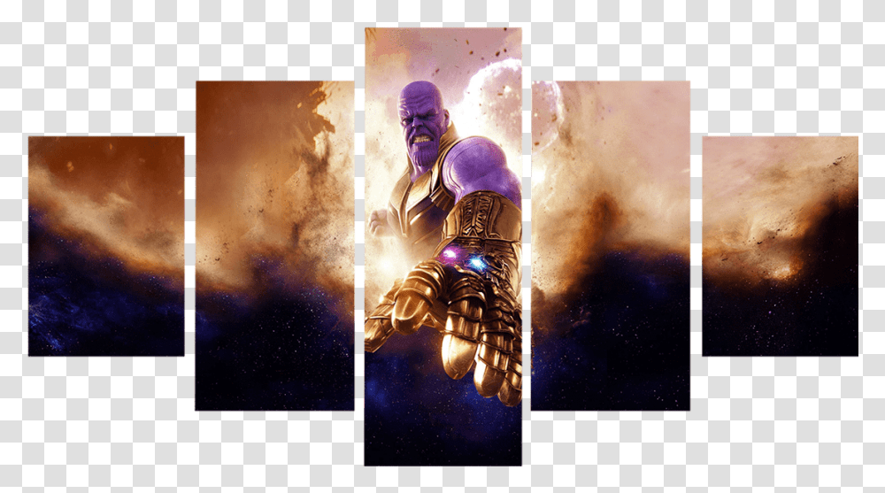 Avengers Thanos With All Infinity StonesClass Thanos Poster, Collage, Advertisement, Person Transparent Png