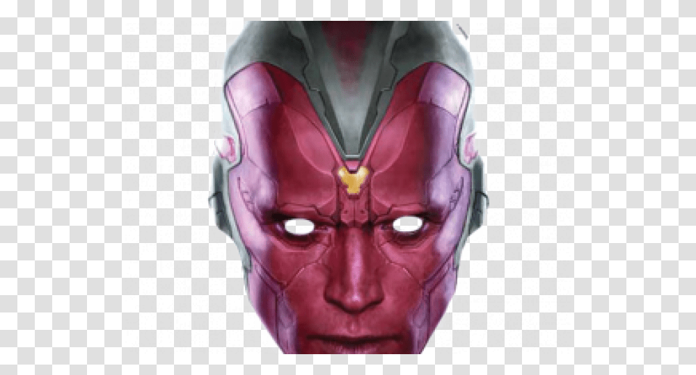 Avengers Vision Mask, Head, Person Transparent Png