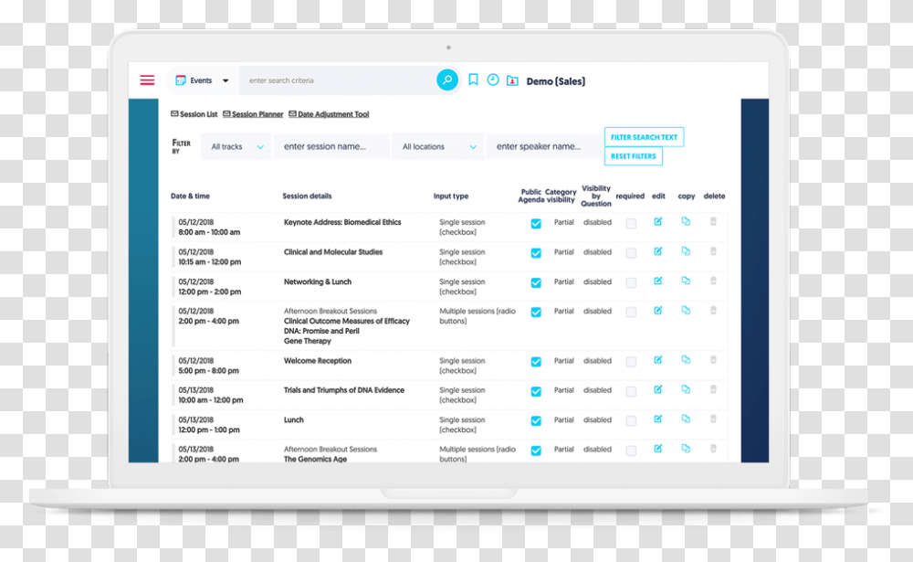 Aventri Event Registration, Menu, File, Page Transparent Png