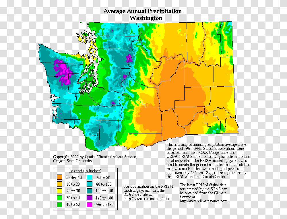 Average Annual Precipitation Washington, Plot, Map, Diagram, Atlas Transparent Png