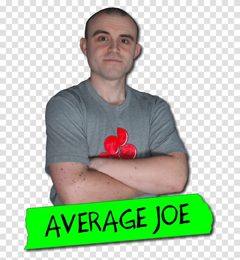 Average Joe Crew Neck, Person, Human, Clothing, Apparel Transparent Png