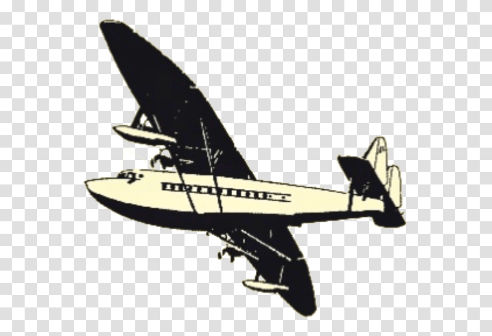 Aviation Art Vintage Airplane Art, Aircraft, Vehicle, Transportation, Airliner Transparent Png