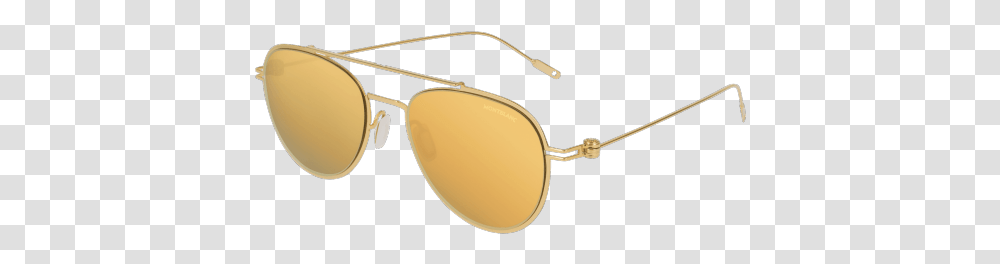 Aviator Frame Metal Sunglasses 123988 Montblanc, Accessories, Accessory, Goggles Transparent Png