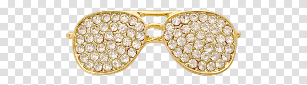 Aviator Sunglasses With Rhinestones Fashion Pin Circle, Diamond, Gemstone, Jewelry, Accessories Transparent Png