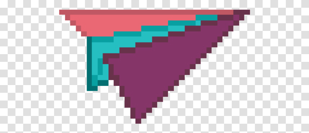 Avio De Papel Paper Airplane Pixel Art, Purple, Screen, Electronics Transparent Png