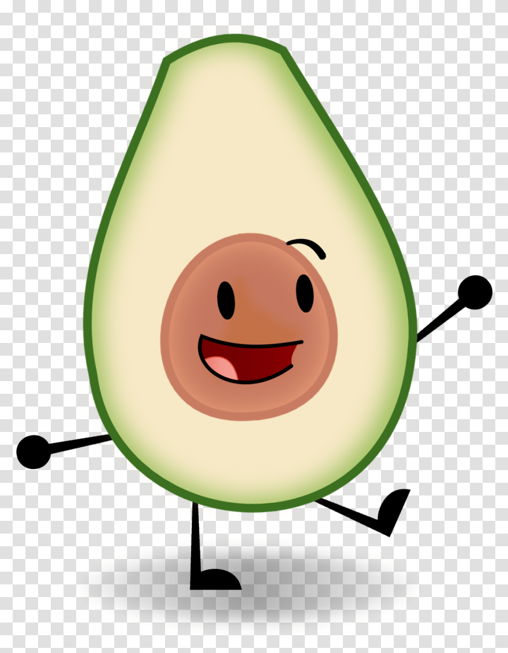 Avocado Clipart Cartoon Object Show Avocado, Plant, Fruit, Food, Melon Transparent Png