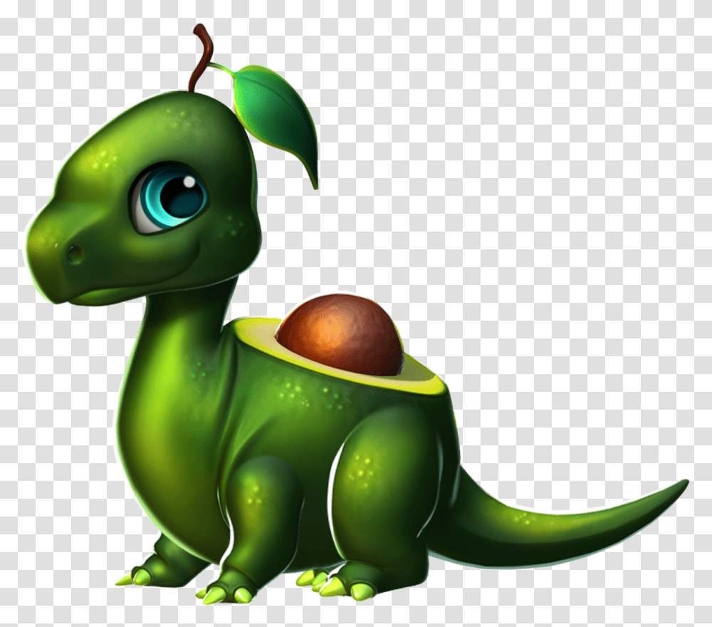 Avocado Dragon Fictional Character, Toy, Green, Animal, Reptile Transparent Png