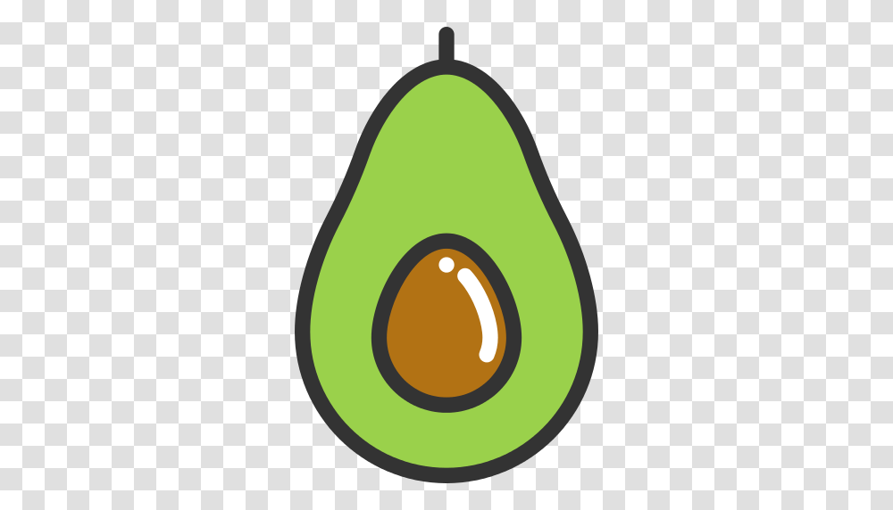 Avocado Icon, Plant, Fruit, Food Transparent Png