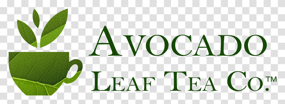 Avocado Leaf Tea Calligraphy, Alphabet, Word, Label Transparent Png