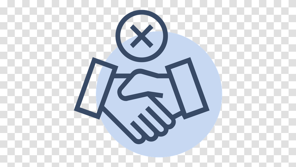 Avoid Handshake Icon Of Line Style Avoid Handshake Icon Transparent Png