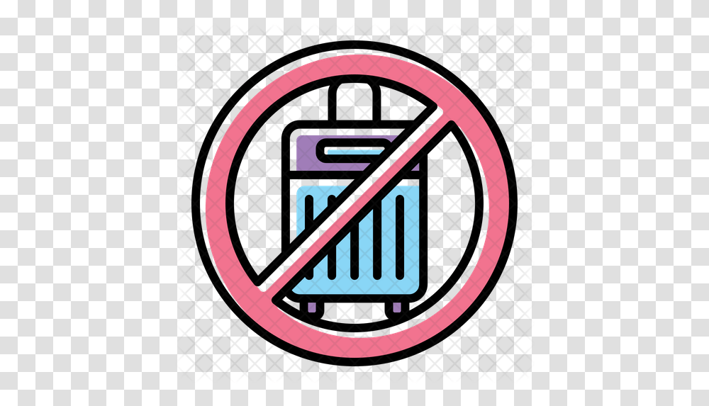 Avoid Traveling Icon Of Colored Outline Avoid Travel Clip Art, Logo, Symbol, Trademark, Emblem Transparent Png