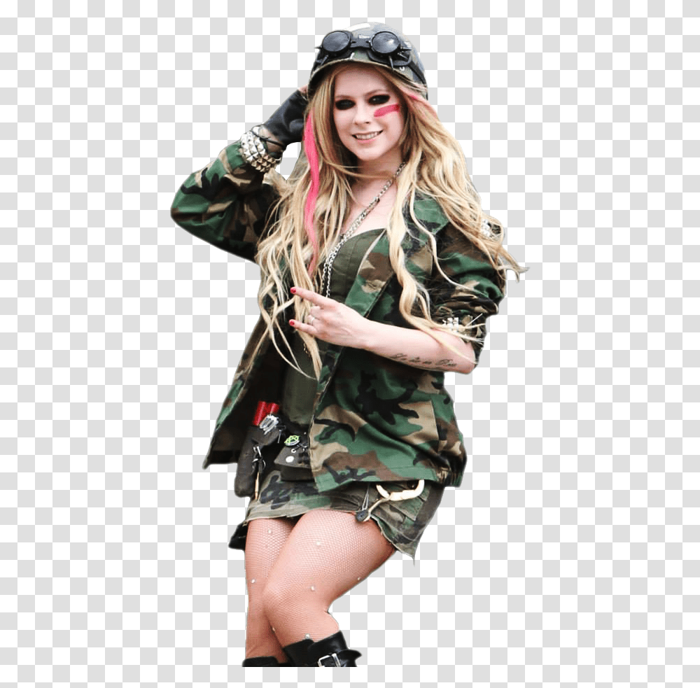 Avril Lavigne 2017 Hot, Costume, Person, Blonde Transparent Png