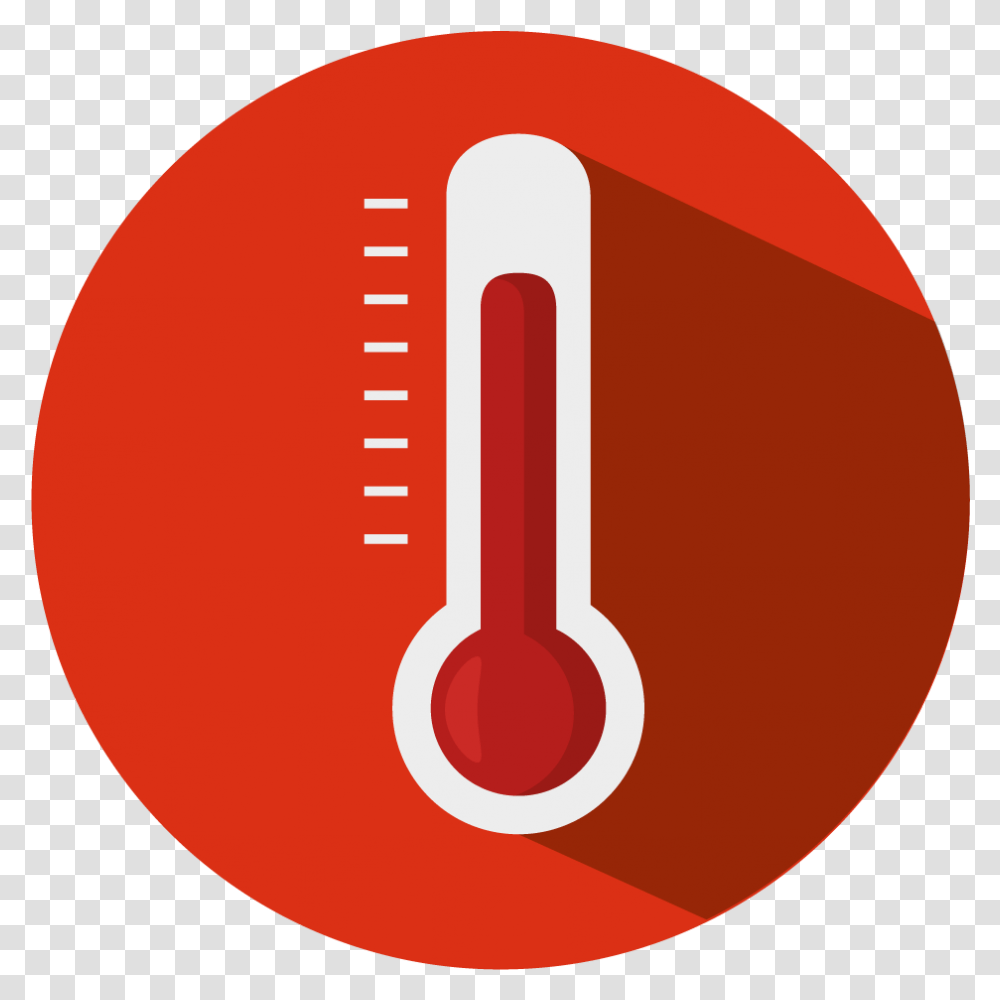 Aw Heating Cooling Heat Thermometer Heat Icon, Number, Label Transparent Png
